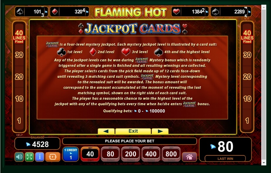 flaming hot slot machine detail image 2