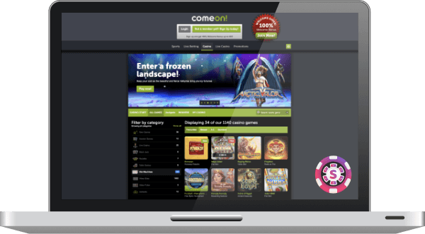 ComeOn Casino Spill