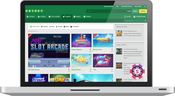 Unibet Casino Spill
