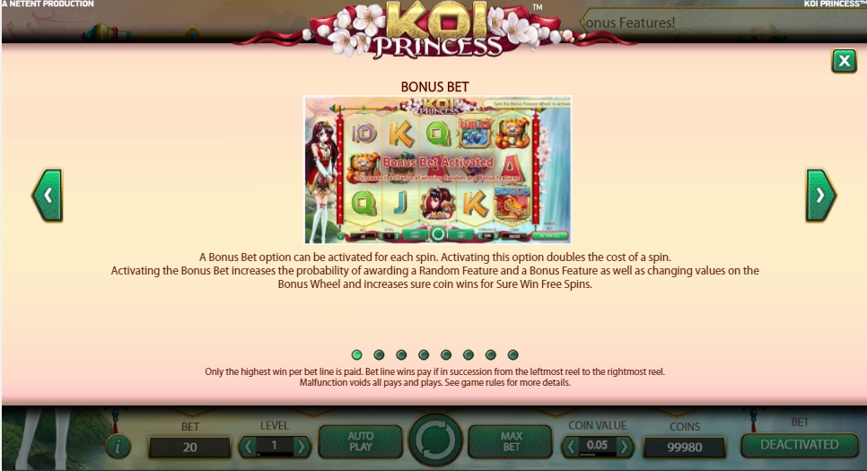 koi princess slot machine detail image 6