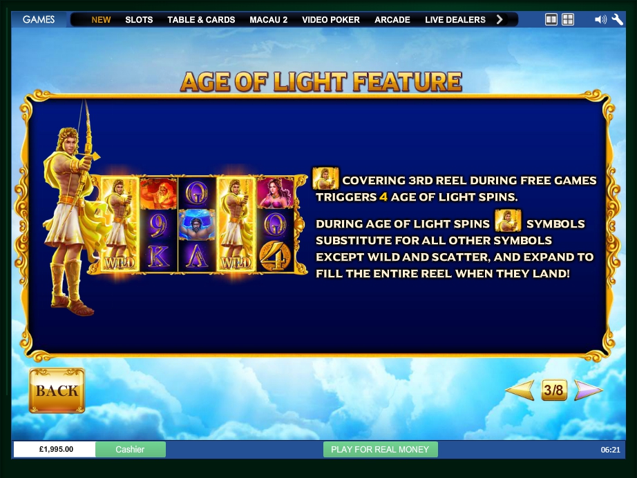 age of the gods: furious 4 slot machine detail image 0