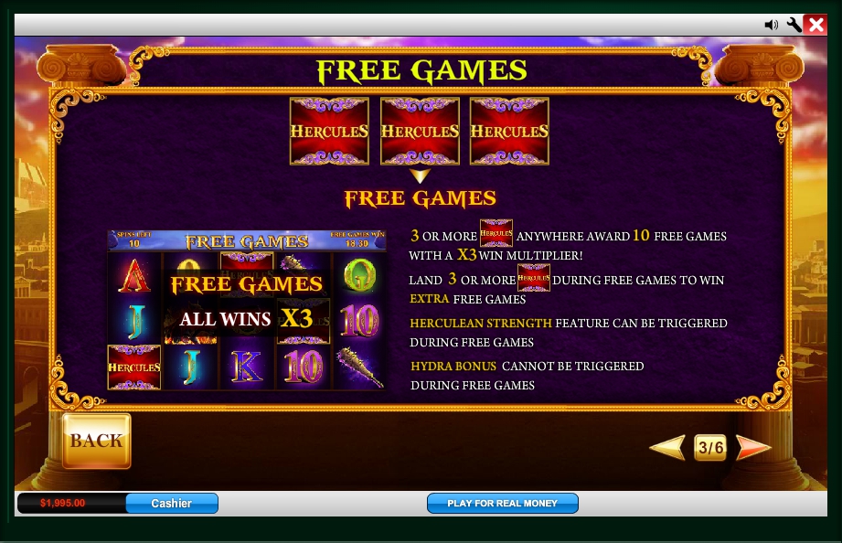 age of the gods: prince of olympus slot machine detail image 3