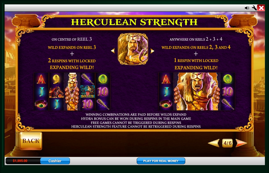 age of the gods: prince of olympus slot machine detail image 4