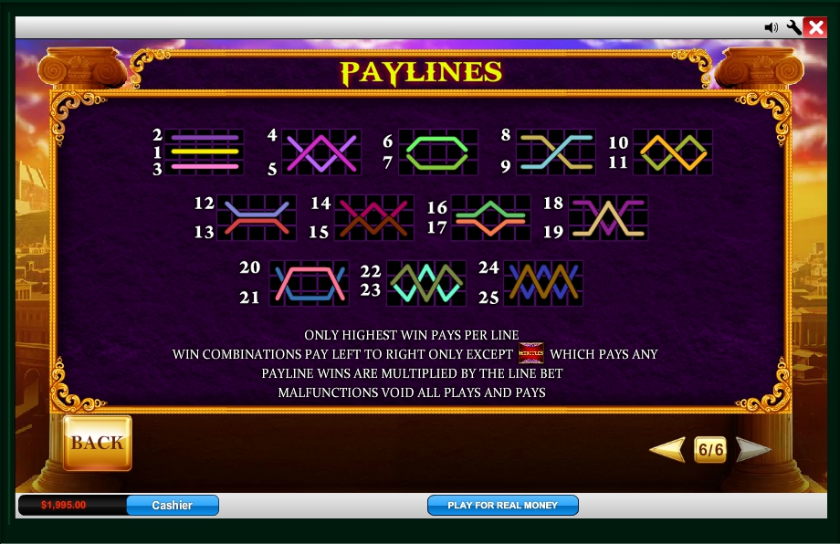 age of the gods: prince of olympus slot machine detail image 0