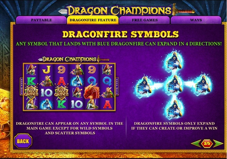 dragon champions slot machine detail image 3