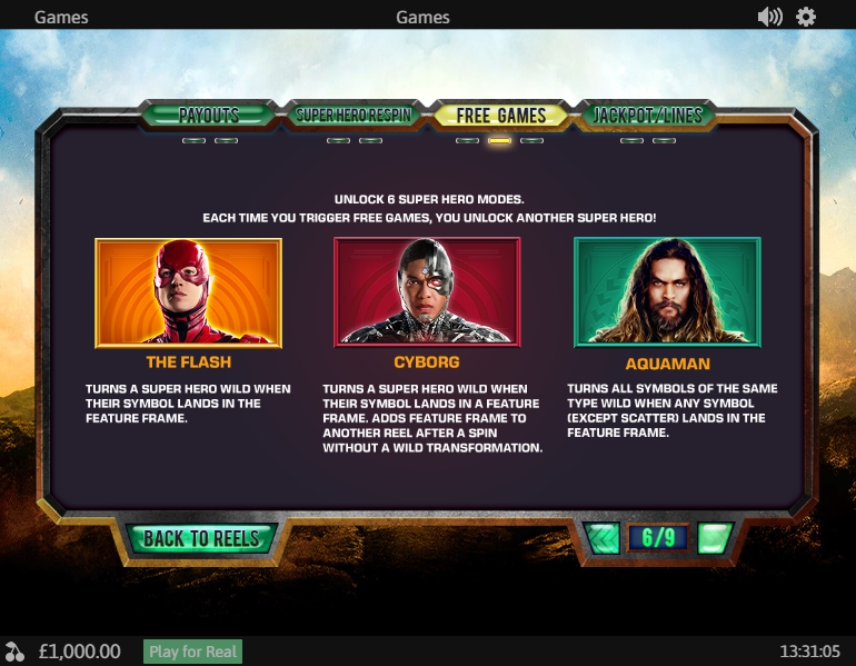 justice league slot machine detail image 6