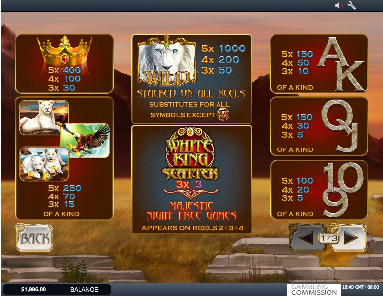 white king slot machine detail image 1