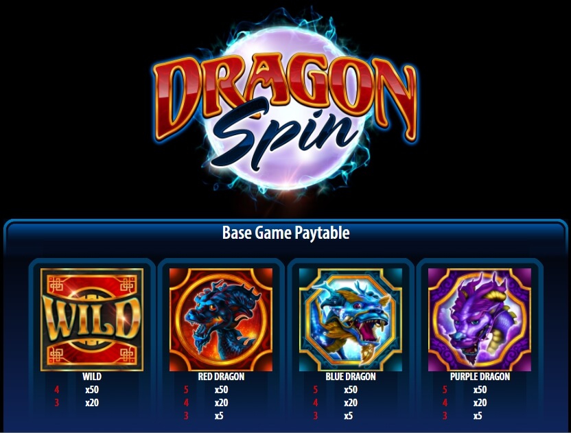 dragon spin slot machine detail image 5