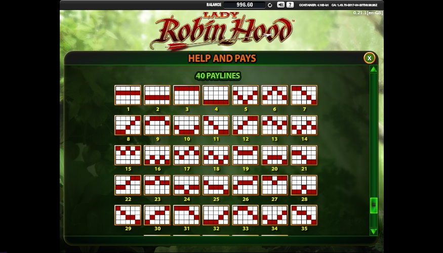 lady robin hood slot machine detail image 7