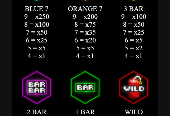 rocket returns slot machine detail image 2