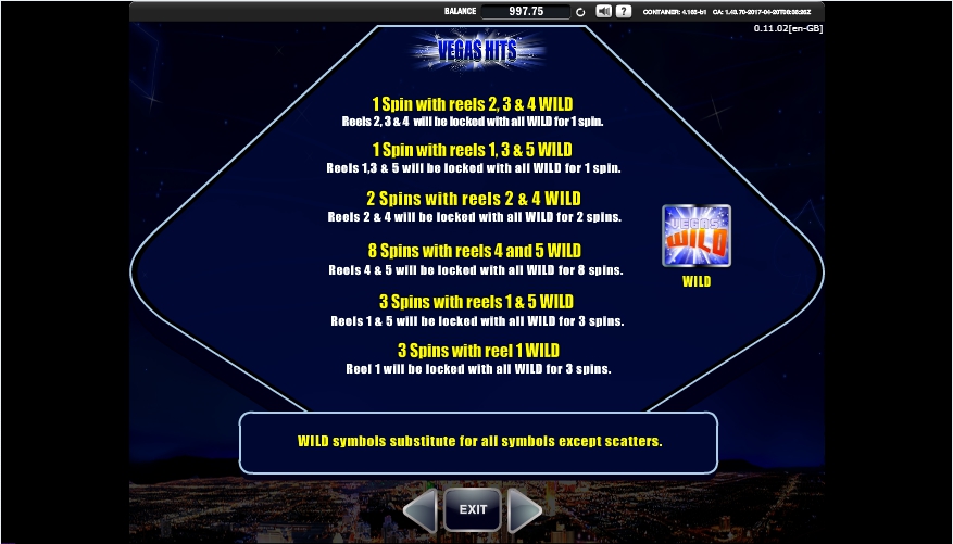 vegas hits slot machine detail image 5