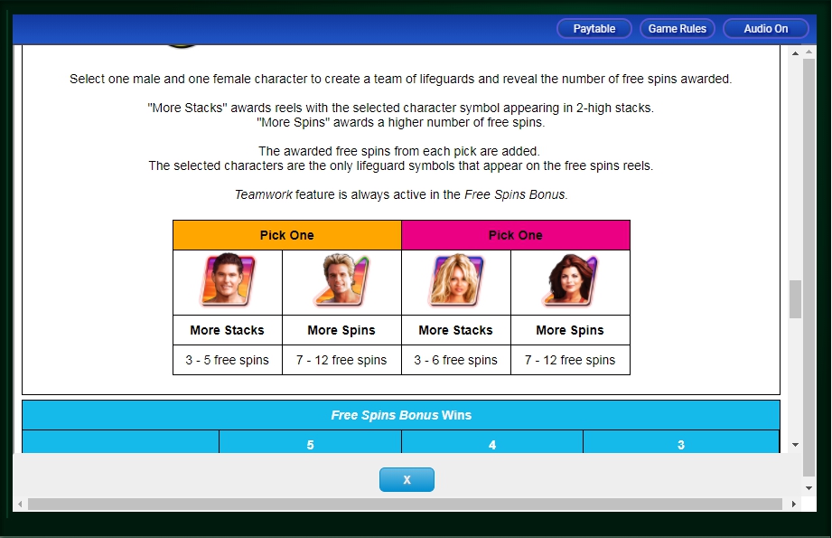 baywatch slot machine detail image 4
