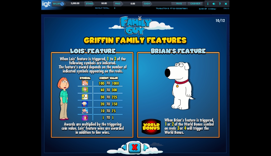 family guy slot machine detail image 0