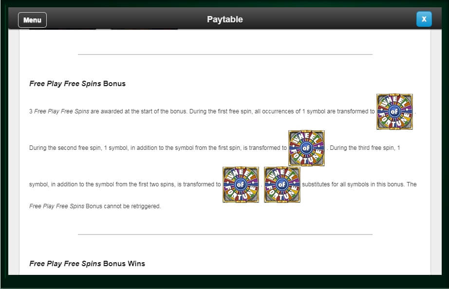 wheel of fortune on tour slot machine detail image 5