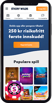 StickyWilds Casino mobil