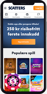 Scatters Casino mobil