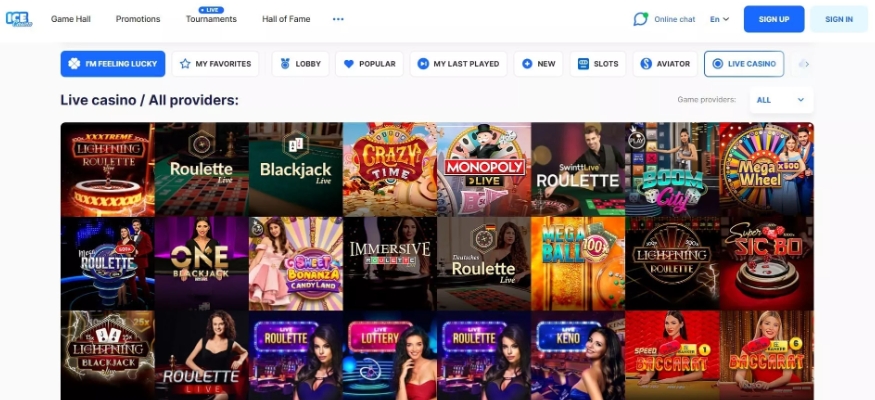 Ice Live Casino
