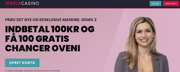 Maria Casino Velkomstbonus 100 Gratisspins Maria Casino Velkomstbonus 100 Gratisspins