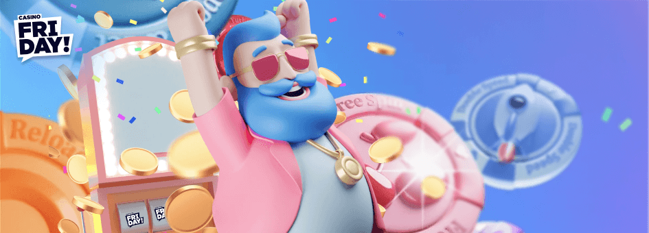 CasinoFriday Velkomstbonus 100% Opptil 5000 kr + 200 Free Spins