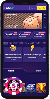 LalaBet Casino mobil