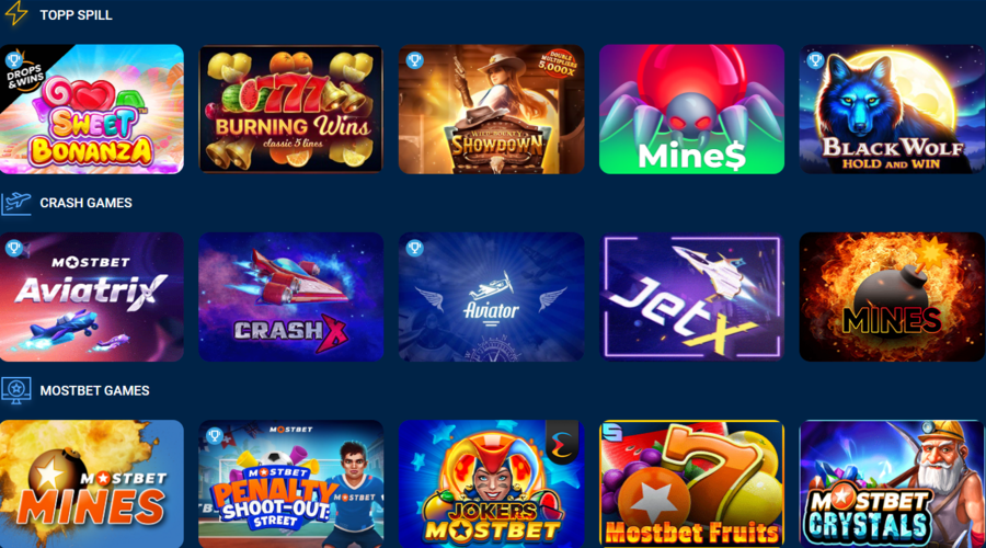 Spill Mostbet Casino Spill