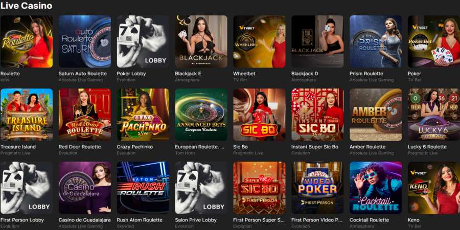 Live Casino Needforspin Live Casino