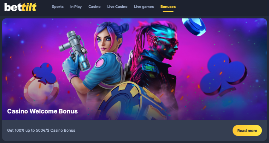 Velkomstbonus Bettilt Casino Velkomstbonus