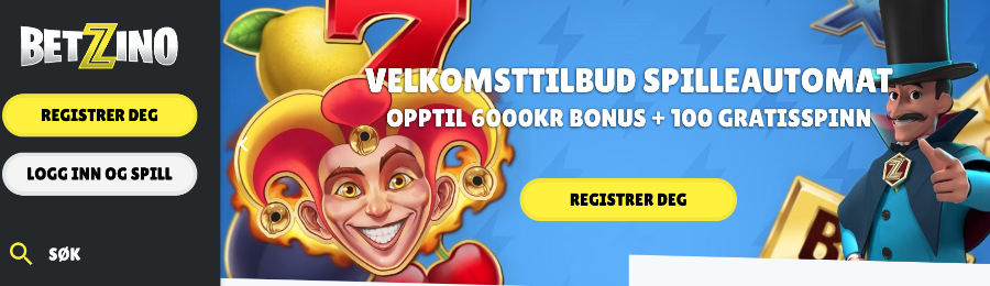 Betzino Casino Velkomstbonus