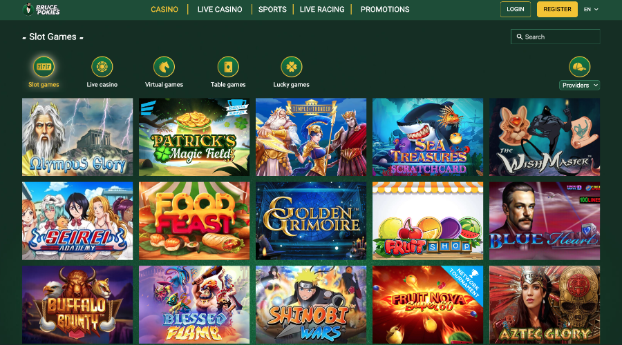 Spill Brucepokies Casino Spill
