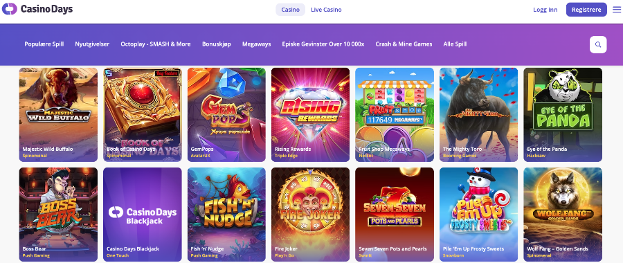 Spill Casino Days Spill