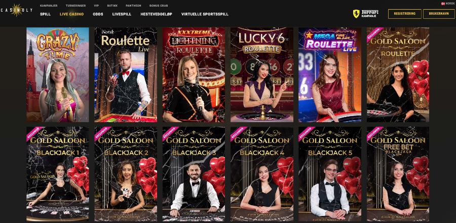 Live Casino Casinoly Live Casino