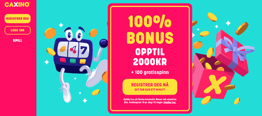 Velkomstbonus Caxino Velkomstbonus