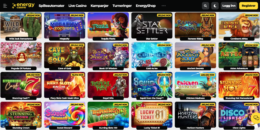 Spill Energy Casino Spill