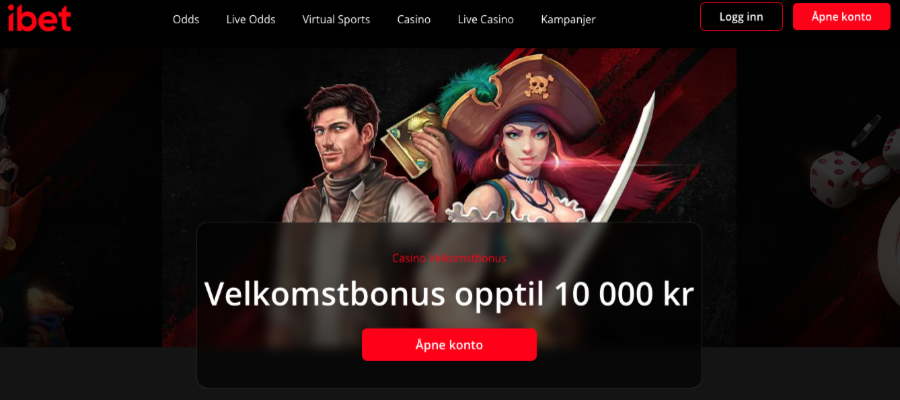 Velkomstbonus Ibet Casino Velkomstbonus