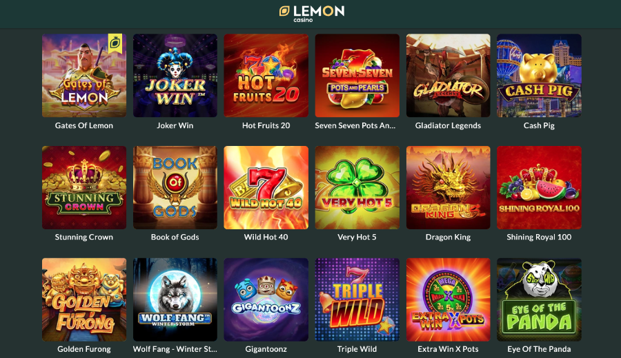 Spill Lemon Casino Spill