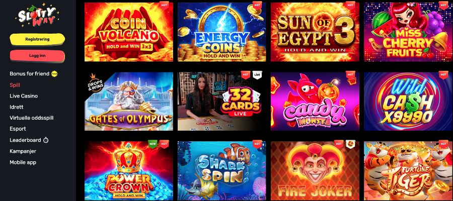 Spill Slottyway Casino Spill