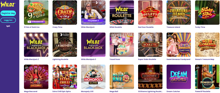 Wildz Live Casino