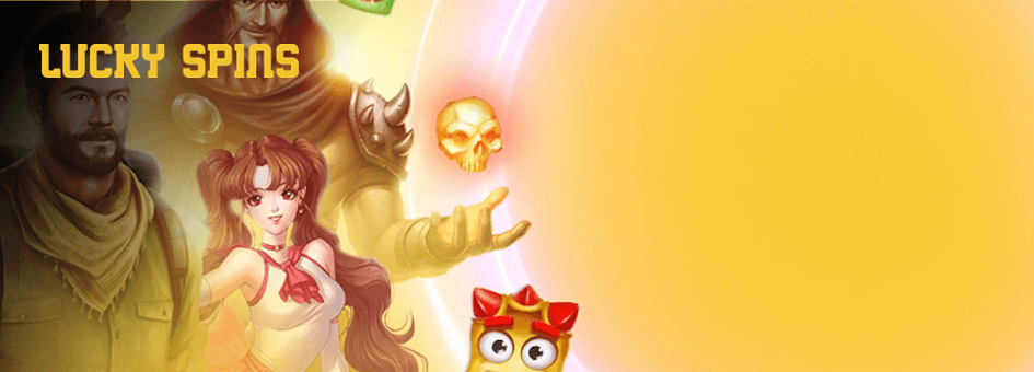 Lucky Spins Velkomstbonus 100% Opptil 2000 kr