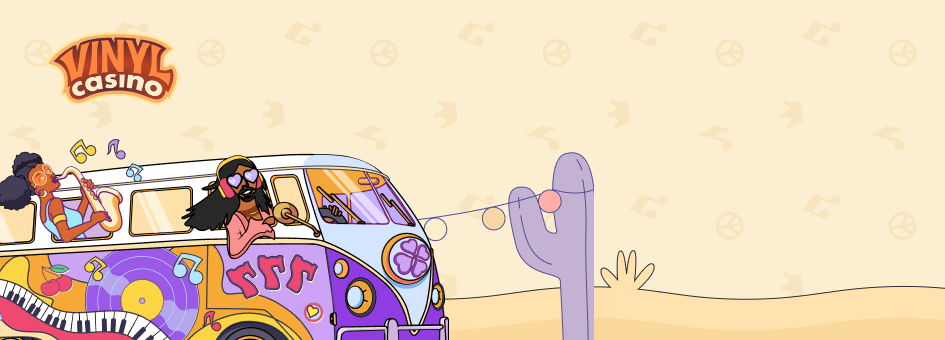 Vinyl Casino Velkomstbonus 100% Opptil 5000 kr + 200 GS + 1 Bonus Crab